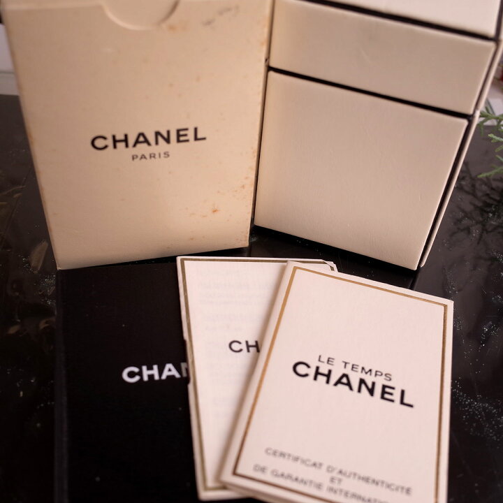 楽天市場】箱 保証書 シャネル CHANEL プルミエール ブラック シルバー 
