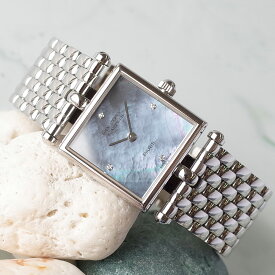 ヴァンクリーフ＆アーペル クラシックカレ 522642 ブルーシェル Van Cleef & Arpels レディース クォーツ OH済 1年保証
