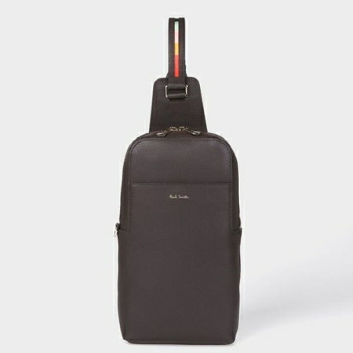 楽天市場 ポールスミス ボディバッグ インレイドストライプハンドル ダークブラウン Paul Smith Paris Lounge パリスラウンジ