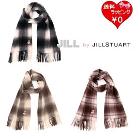 【即納】 【無料ラッピング】 ジル バイ ジルスチュアート JILL by JILLSTUART マフラー BEARシリーズ Holiday ベア刺繍 チェック ストール レディース ブランド 正規品 新品 ギフト プレゼント 人気 おすすめ 誕生日 記念日 クリスマス 送料無料