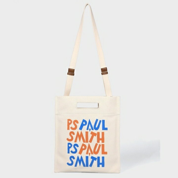 ポールスミス Paul Smith ショルダーバッグ グラフィックショッパー 2WAY フラット PARIS LOUNGE パリスラウンジ ポールスミス バッグ メンズ ショルダーバッグ マルチストライプナイロンポケッ 2WAY ブラック Paul Smith ポール スミス