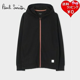 【送料無料】【ラッピング無料】【あす楽】ポールスミス Paul Smith パーカー ストレッチスムース ジップアップパーカ ブラック メンズ レディース ブランド 正規品 新品 ギフト プレゼント 人気 おすすめ