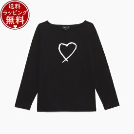 【送料無料】【ラッピング無料】アニエスべー agnes b Tシャツ TS サラエボハート コットンロングTシャツ ブラック Mサイズ メンズ レディース ブランド 正規品 新品 ギフト プレゼント 人気 おすすめ