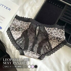 ショーツ レオパード 柄 セクシー メッシュ エレガント デイリー ワイルド 大人 可愛い 下着 レディース かわいい きれいめ おしゃれ レース 韓国 フリーサイズ 送料無料 母の日 sale セール バーゲン プレゼント