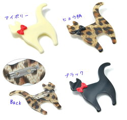 キャットプレートブローチ