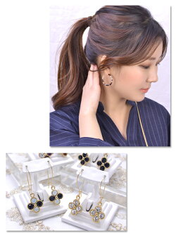 【メール便送料無料】福袋ピアス5点入り福袋ラッキーバックアクセサリーレディース女性大人シンプル華奢フックスタッド