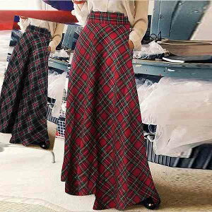 �^�[�^���`�F�b�N�����O�X�J�[�g�@�t���A�X�J�[�g�@��ԃ`�F�b�N�@�傫���T�C�Y����@S����5XL�@�������� sk-2501-12