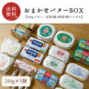 【送料無料】フランス産 おまかせ発酵バターセット 250g×5種（有塩3・無塩2）｜総重量1250g｜フランス産 発酵バター …