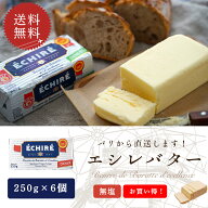 【送料無料・6個セット】エシレ 無塩バター 250g×6個セット｜AOP認証 フランス産 発酵バター 殺菌乳｜ブ…
