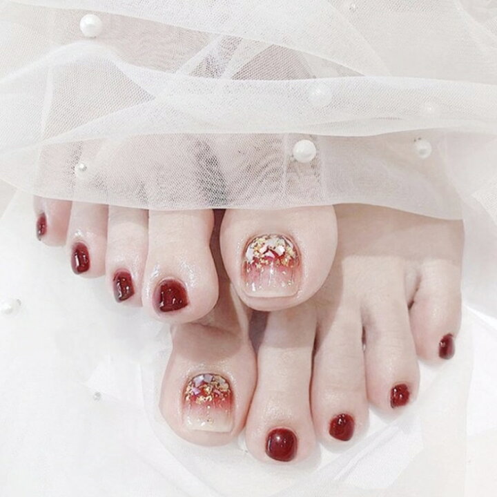 楽天市場 フット ネイルチップ 足用 24枚入 原宿 和風 夢幻 和装 手作りネイルチップ デコネイルコレクション シンプル かわいい ネイル用品 Diyネイル飾り 足付け爪 J 26 Parisrose