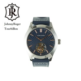 JOHNNYROGER フライングトゥールビヨン メンズ腕時計 3年間保証 腕時計の最高峰 本物保証 本格 機械式 手巻き 男性用 腕時計 ピンクゴールド シルバー Jigenn