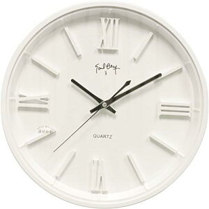 『最大20%OFFクーポン』【あす楽対応】SOUL BEAT(ソウルビート)壁掛け時計 連続秒針 3D クロック ホワイト ブラック オシャレ シンプル PW245WH SBC1003【SALE】