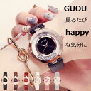『最大20%OFFクーポン』GUOU 日本製ムーブメント レディース 腕時計 時計 ラッピング無料 かわいい おしゃれ ピンクゴールドケース カジュアル 可愛い 母の日 誕生日 彼女 プレゼント クリスマス ギフト 入学式 10代 20代 30代 40代 50代 セール