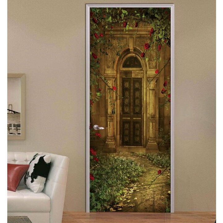 楽天市場 ウォールステッカー シール 貼ってはがせる 室内用ドア装飾シート 防水シール 部屋 玄関 モロッカン モロッコ ドアシート ドア壁紙 Diy おしゃれ たそがれ 飾り ステッカー 壁紙 シール インテリア カフェ風 おしゃれ 可愛い かわいい 北欧 Mentie222 Parisrose