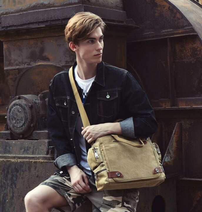 楽天市場 キャンバス生地 トートバッグ ショルダーバッグ 帆布 大容量 多機能 斜め掛けバッグ メンズ レディース 収納 通学 旅行用 カーキ Mjh08 2 Parisrose 楽天市場 キャンバス生地 トートバッグ ショルダーバッグ 帆布 大容量 多機能 斜め掛けバッグ メンズ レディース 収納 通学 旅行用 カーキ Mjh08 2 Parisrose