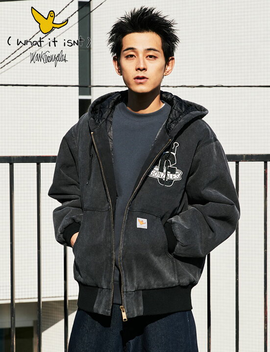 楽天市場】マークゴンザレス (What it isNt) KING LOGO中綿フード 