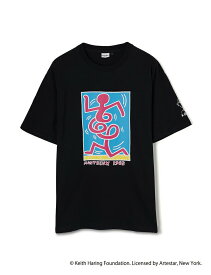 【Keith Haring】 MONTREUX 1983 S/SプリントTシャツ メンズ レディース キースヘリング
