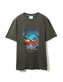 マークゴンザレス (What it isNt) オープンカーエンジェルTシャツ メンズ レディース ストリート カジュアル スケート ブランド おしゃれ 韓国ファッション ART BY MARK GONZALES