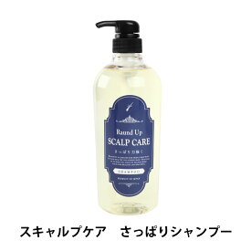 Raund Up ラウンドアップ SCALP CARE スキャルプケア さっぱりシャンプー 本体 800ml 美容室専売 頭皮 フケ かゆみ 臭い ベタつき ボリューム ノンシリコン