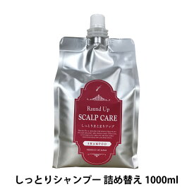 Raund Up ラウンドアップ SCALP CARE スキャルプケア しっとりシャンプー 詰め替え 1000ml