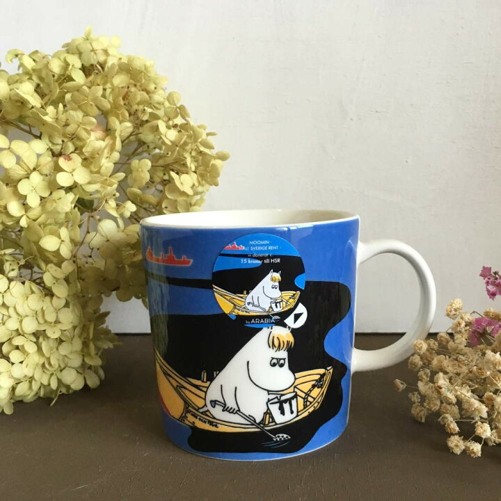 楽天市場】ARABIA moominmug Håll Sverige Rent マグカップ 