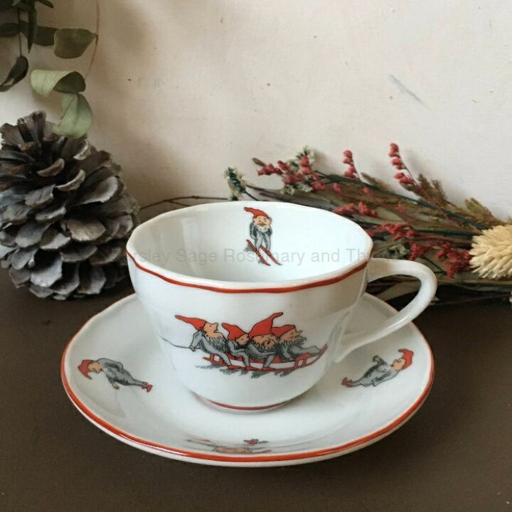 楽天市場】Porsgrund ニッセ そり遊び カップ＆ソーサー 