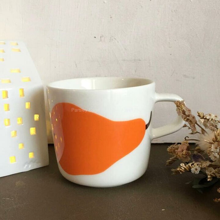 楽天市場】【USED】marimekko PAARYNA マグカップ オレンジ 200ml 