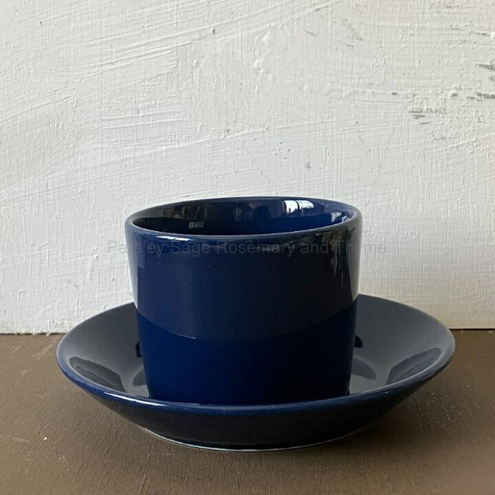 楽天市場】【USED】iittala TEEMA ネイビー カップ&ソーサー イッタラ 