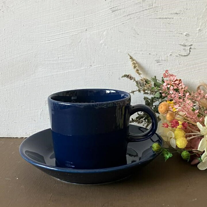楽天市場】【USED】iittala TEEMA ネイビー カップ&ソーサー イッタラ 