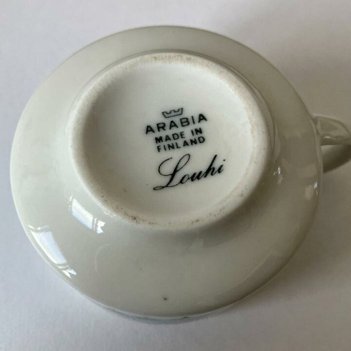 楽天市場】【USED】 ARABIA Louhi トリオ カップ&ソーサー プレート 