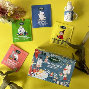 Nordqvist moomin フレーバーブラックティー 4種類セット 20袋入り ムーミン ノードクヴィスト 紅茶 ティーバッグ