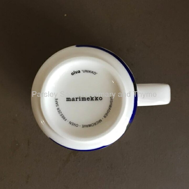 楽天市場】marimekko × finnair UNIKKO マグカップ ブルー×ホワイト 