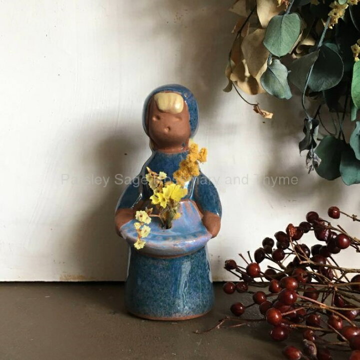 楽天市場】【USED】 Jie Gantofta フラワーガール ネイビー 花瓶 