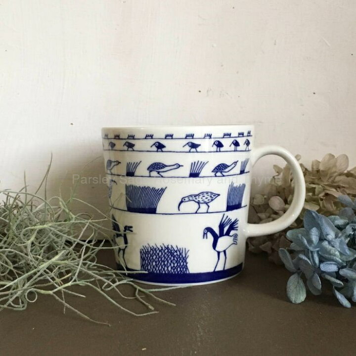 楽天市場】【USED】 iittala Toikka バードマグ ブルー 50周年記念 