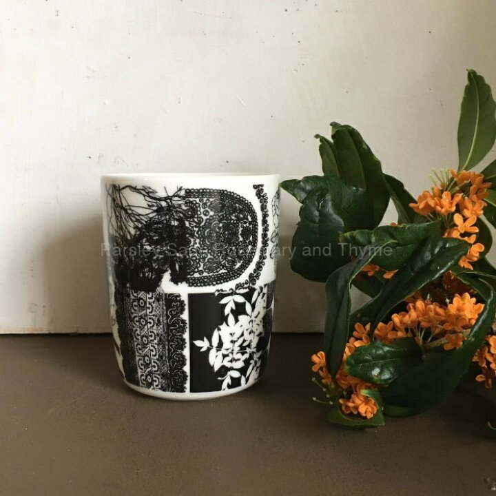 楽天市場】【USED】 marimekko YHDESSA マグカップ ブラック  