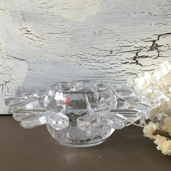 楽天市場】【USED】iittala Snow Crystal キャンドルホルダー イッタラ 