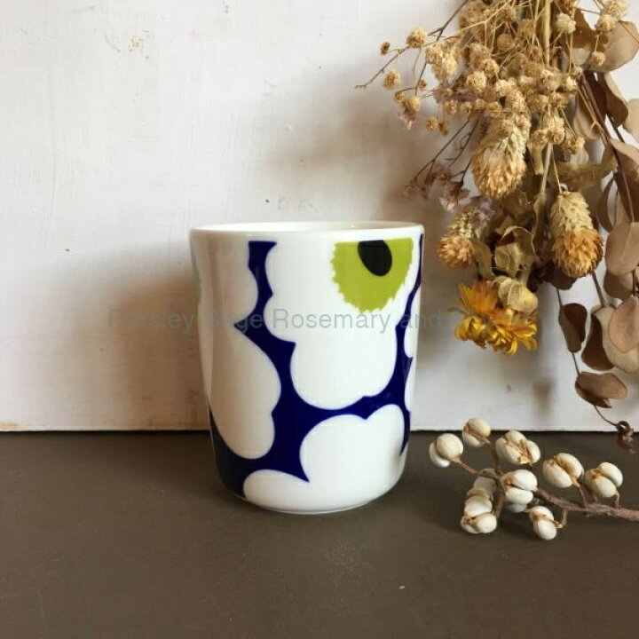 楽天市場】marimekko × finnair UNIKKO マグカップ ブルー×ホワイト 