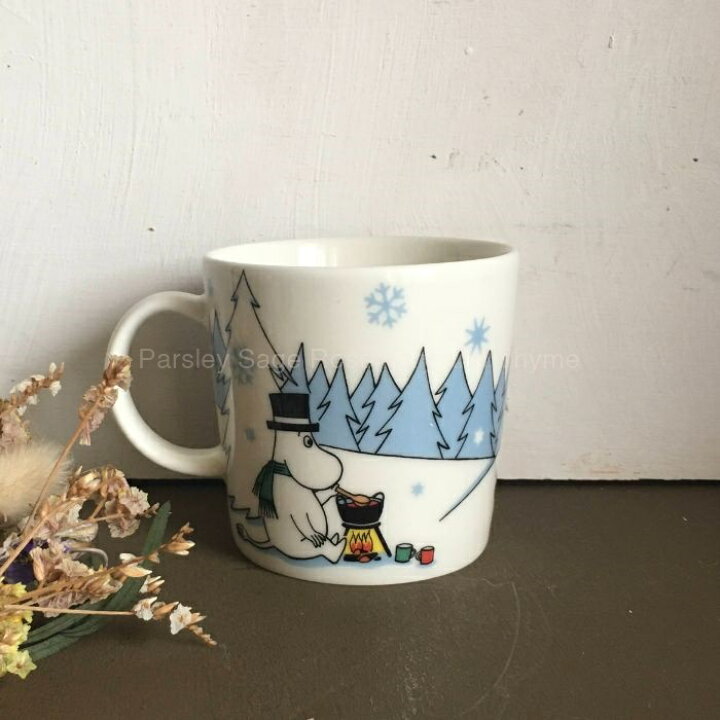 楽天市場】【USED】 ARABIA moominmug ウインターマグ2013 森の 