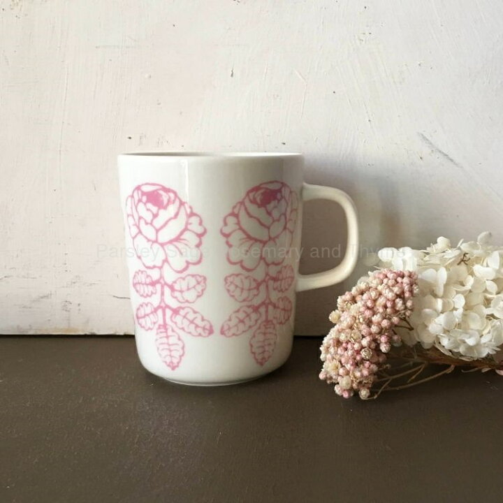 楽天市場】marimekko VIHKIRUUSU マグカップ イエロー(ピンク  