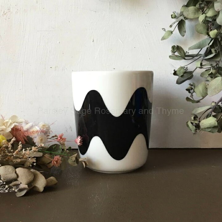 楽天市場】【USED】marimekko × finnair LOKKI マグカップ ブラック 