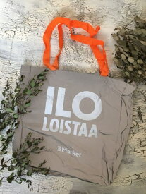 K-market リフレクターバッグ ILO LOISTAA フィンランド 反射材 海外スーパーマーケット エコバッグ トートバッグ