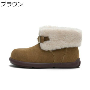 ムートンブーツ レディース 裏ボア ファー付き ウィンターブーツ スノーシューズ ベルト飾り 防寒保温性 雪対策 ブーツ 雪靴 ショートブーツ 滑り止め かわいい おしゃれ 快適 通学 日常 冬