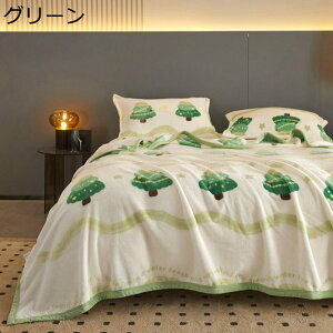 もこもこ毛布 ツリー プリント フランネルブランケット 厚手 ふわとろ毛布 珊瑚フリース モコモコ毛布 掛け布団 やわらか おしゃれ ふわふわ毛布 四季適用 軽くて暖かい毛布 洗える 車用 新