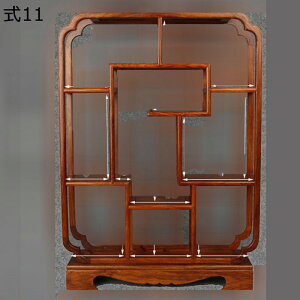 茶器収納棚 茶キャビネット 木製 円形 方形 花形 多重仕切り 木製ラック収納棚 ティーカップホルダー 飾り棚 収納 風香炉台 棚花台 盆栽台 仏具 アンティーク台家の装飾用 家具 収納家具 茶