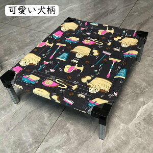 高架式ペットベッド 高架 脚付き ペットベッド 冬用 滑りにくい裏生地 両用 お手入れ簡単 屋内屋外 ぐっすり眠れる キャットハウス 犬ベッド 通気性 防湿 防汚 中型犬 大型犬 ペットソファ