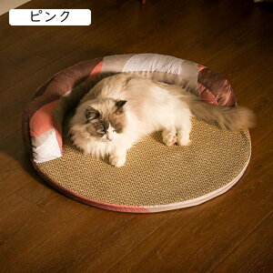 ペットベッド 夏用 ござ ペットクッション 犬用ベッド 藤 涼しい ひんやり 猫用ベッド 冷却マット 犬用ベッド 滑りにくい裏生地 室内 お手入れ簡単 耐え噛み 気持ちよくリラックス 小動物