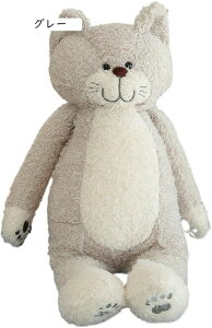 ネコ ぬいぐるみ 萌え かわいい おすわり姿 可愛いなデザイン 面白い もこもこ 縫い包み 柔らかい 七五三 90cm 子供の日 キャラクター ギフト みけねこ 動物 愛らしい こどもへ プレゼント