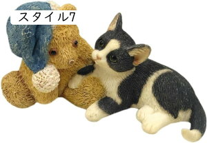 猫 ネコ 置物 インテリアオブジェ 置き物 リアル 手のひらサイズ 猫グッズ 部屋飾り かわいい雑貨 生々しい 置物 ネコオブジェ アニマル雑貨 インテリアオブジェ ガーデニング デコレーショ