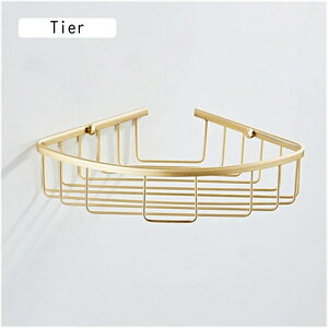 タオルレールラック バスルームアクセサリーセット ブラッシュドゴールド バスルームシェルフ タオルラック タオルハンガー ペーパーホルダー トイレブラシホルダー バスハードウェアセ