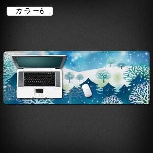 マウスパッド ゲーミング 80*30cm*3mm 大型 自然風景 デスクマット 事務机 テーブルマット ズレにくい 洗える 耐久性 清潔しやすい 滑り止め ゴムベースデスクマット おしゃれ キーボー